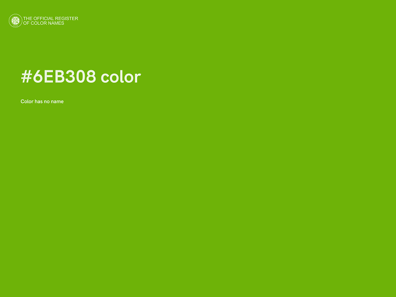 #6EB308 color image