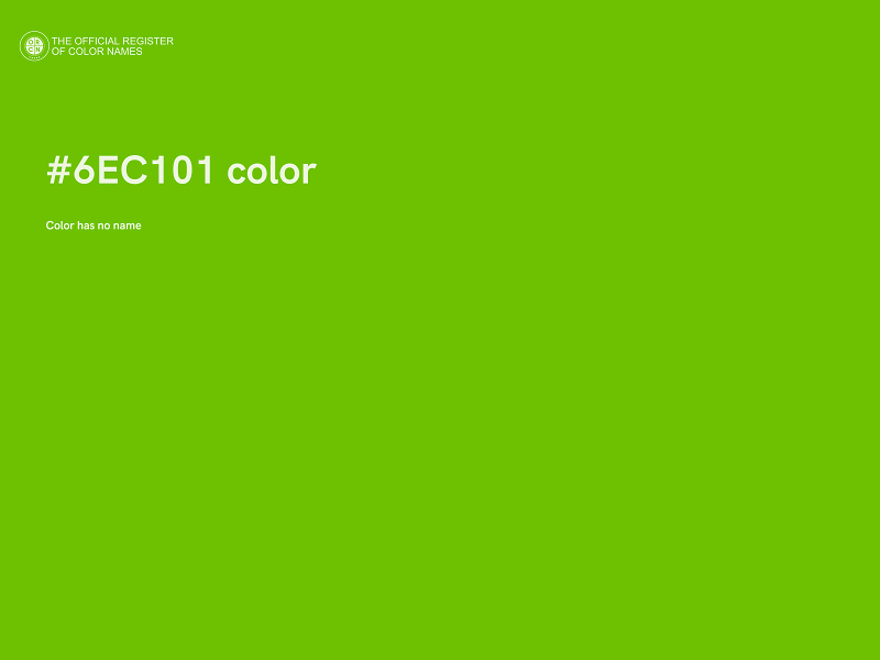 #6EC101 color image