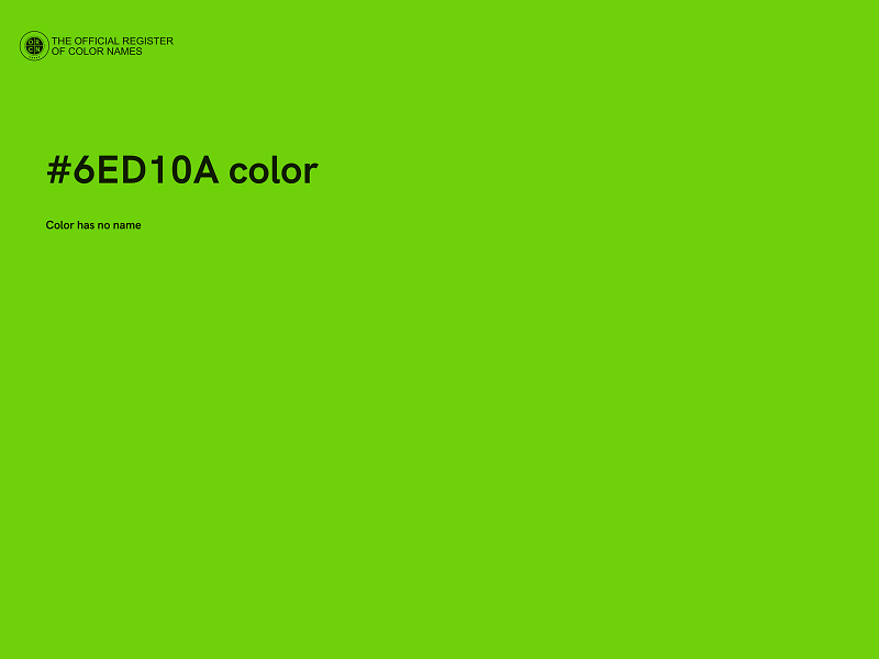 #6ED10A color image