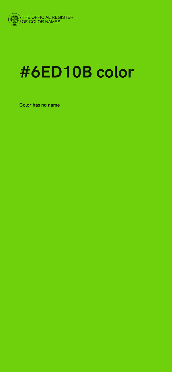 #6ED10B color image