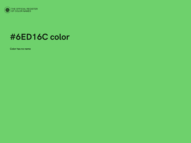 #6ED16C color image