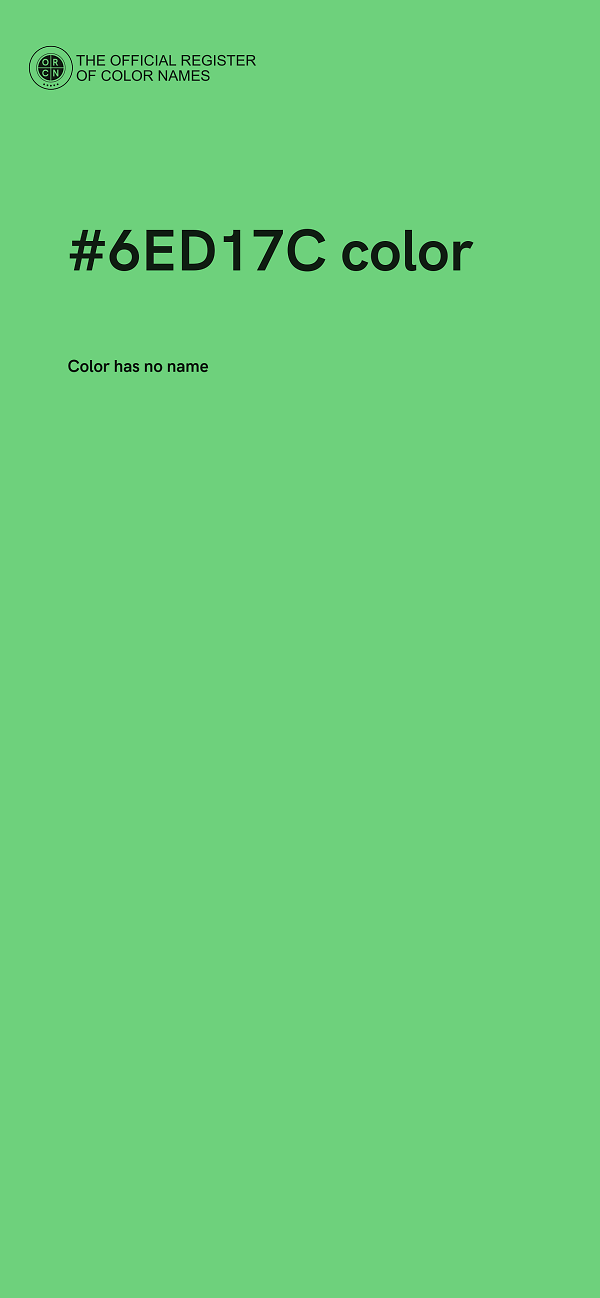 #6ED17C color image
