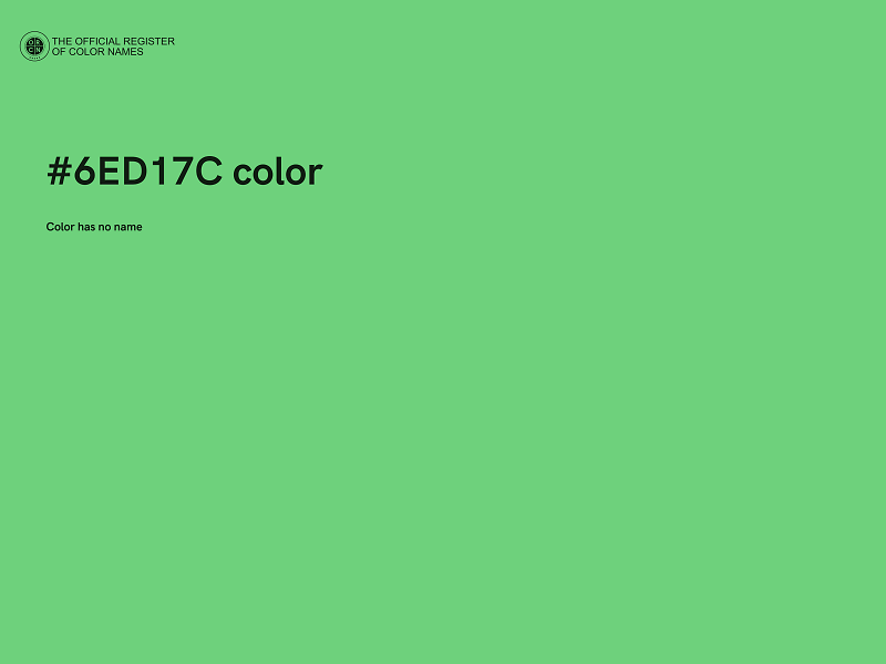 #6ED17C color image