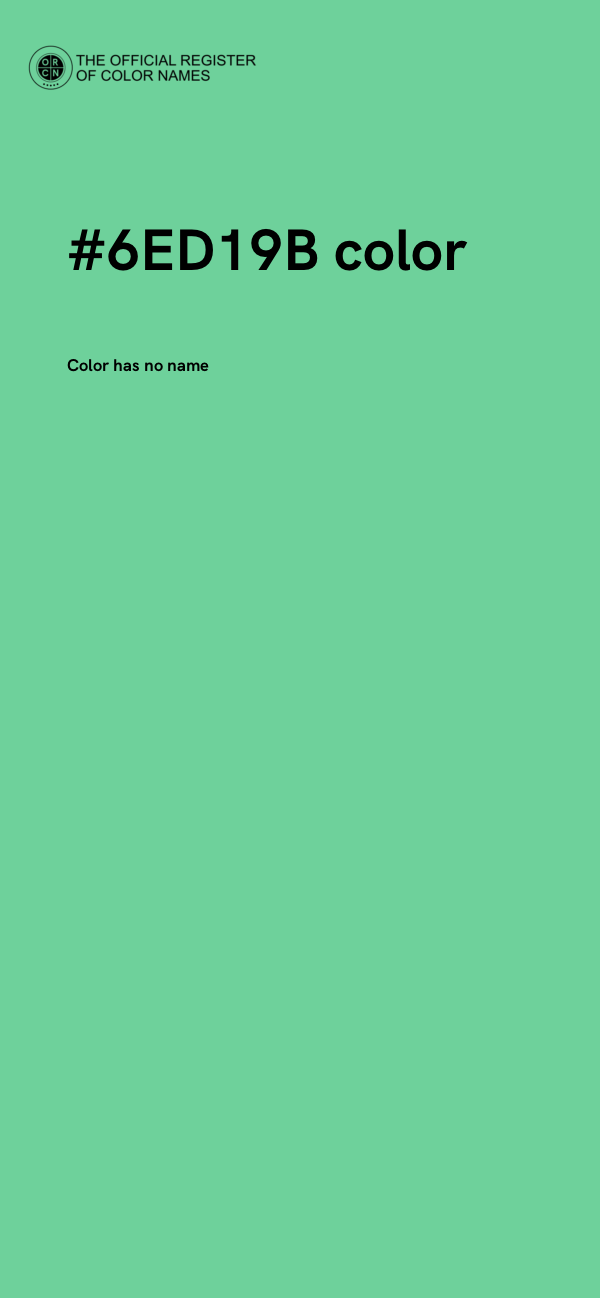 #6ED19B color image