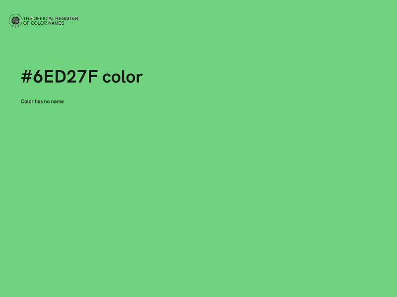 #6ED27F color image