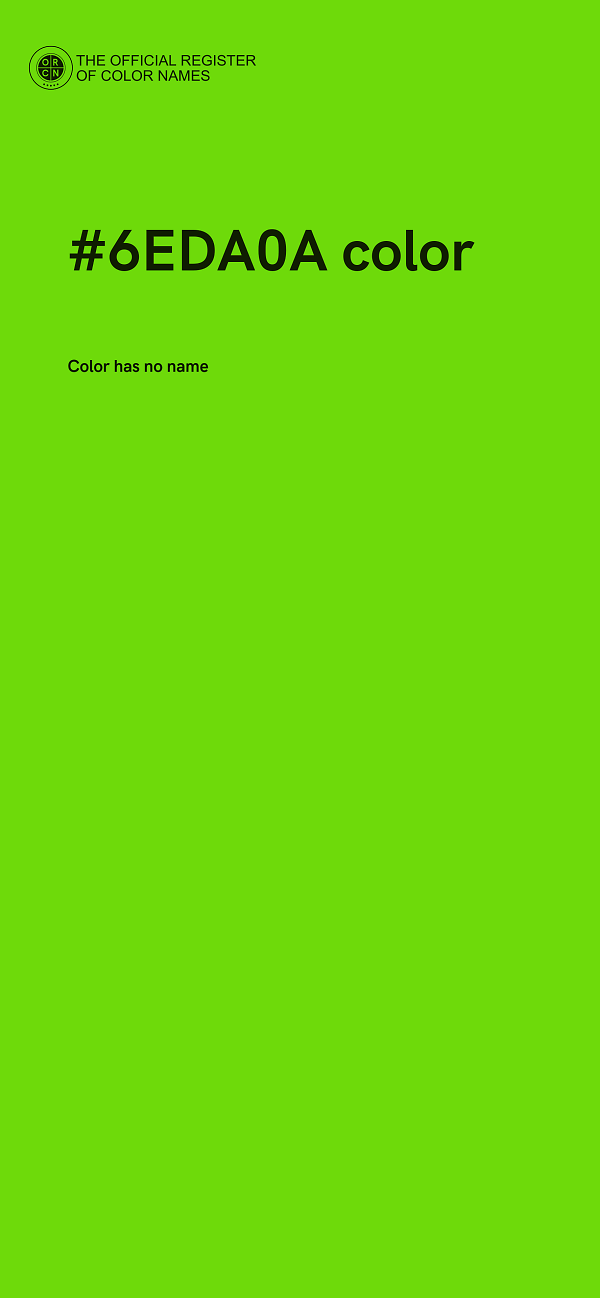 #6EDA0A color image