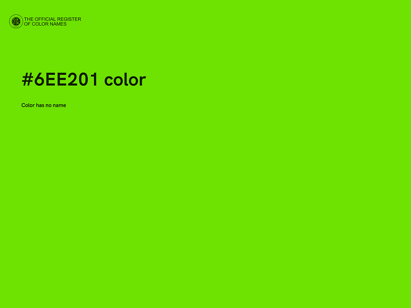 #6EE201 color image