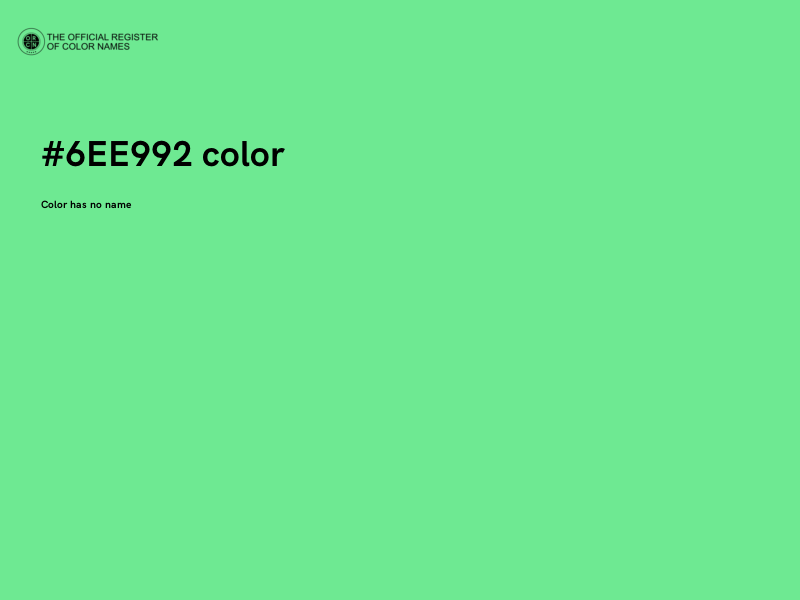 #6EE992 color image