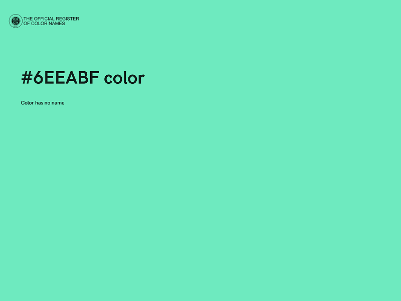 #6EEABF color image