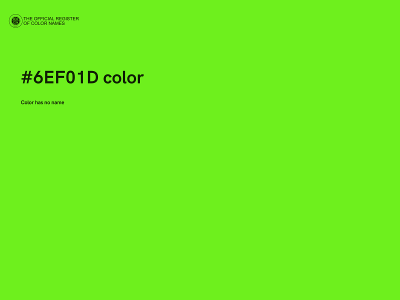 #6EF01D color image