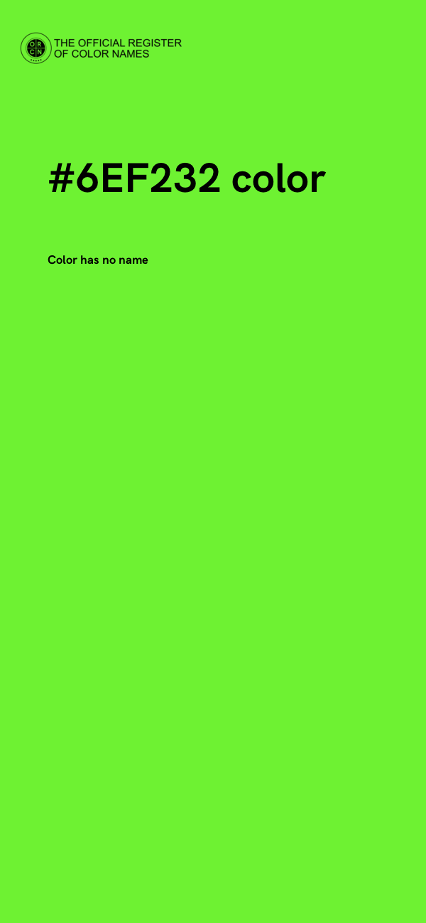 #6EF232 color image