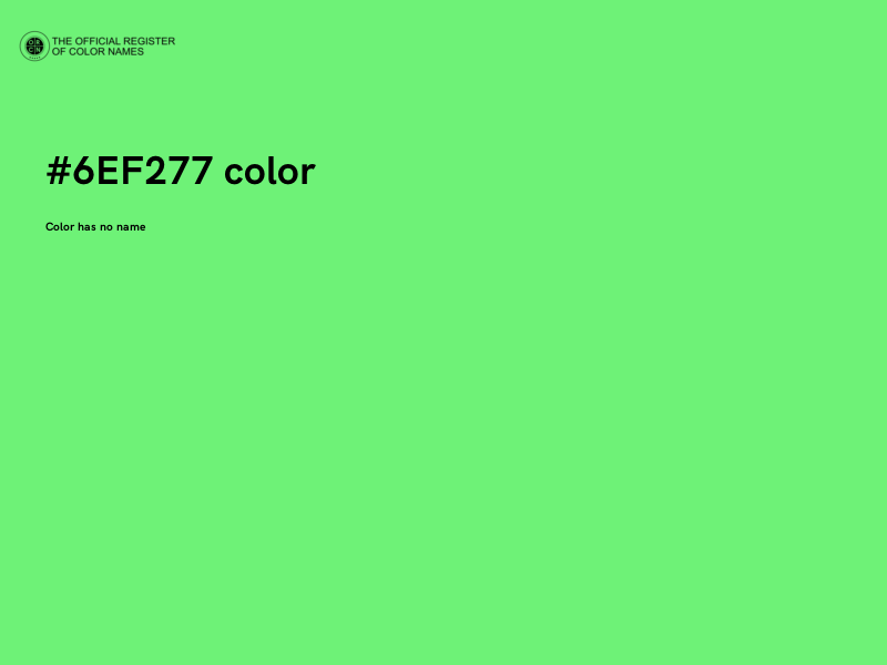 #6EF277 color image