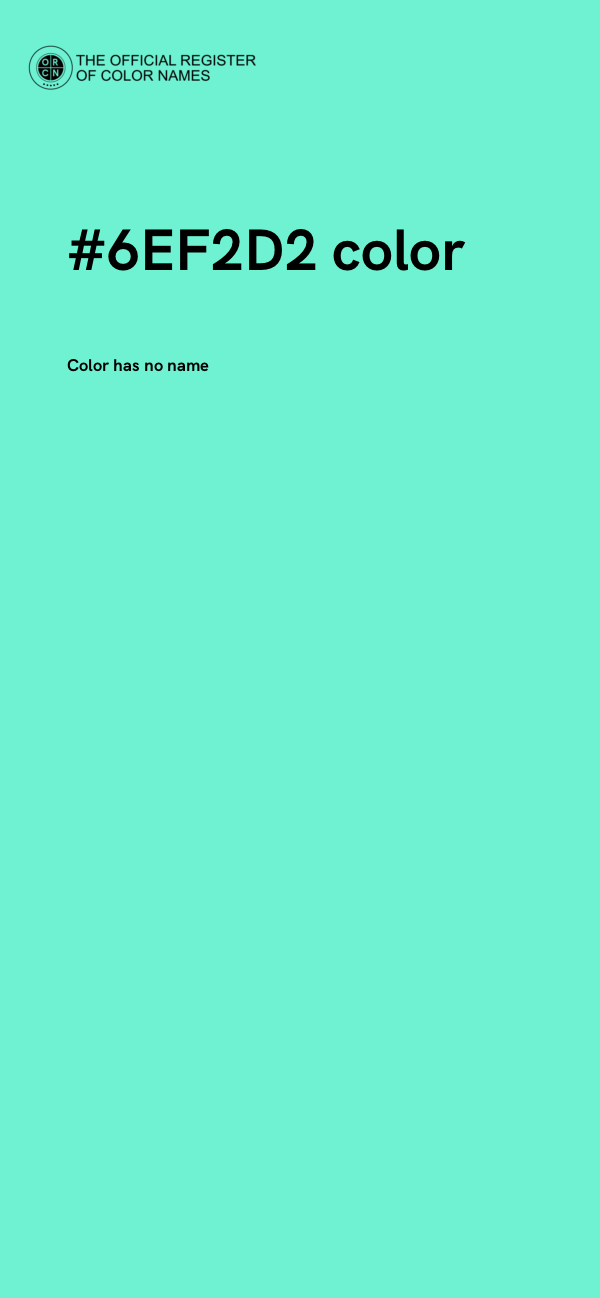 #6EF2D2 color image