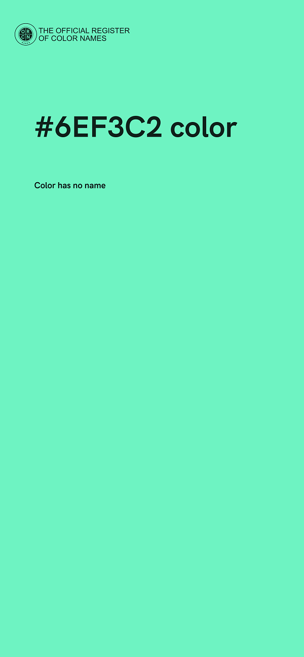#6EF3C2 color image