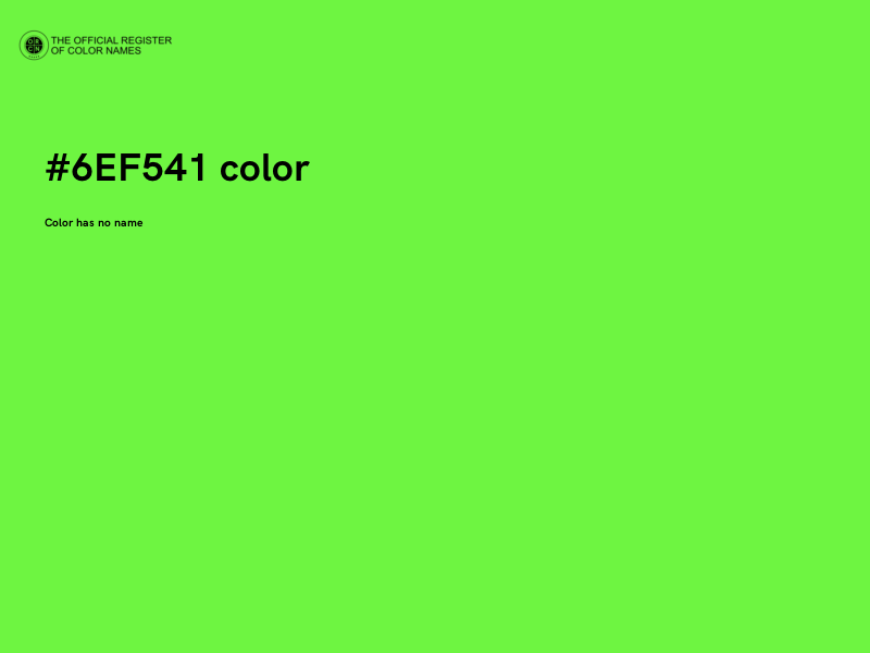 #6EF541 color image