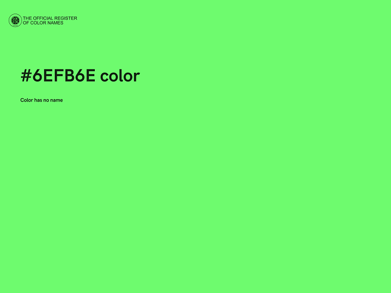 #6EFB6E color image