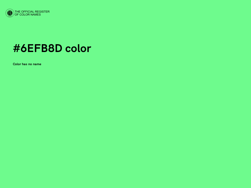 #6EFB8D color image