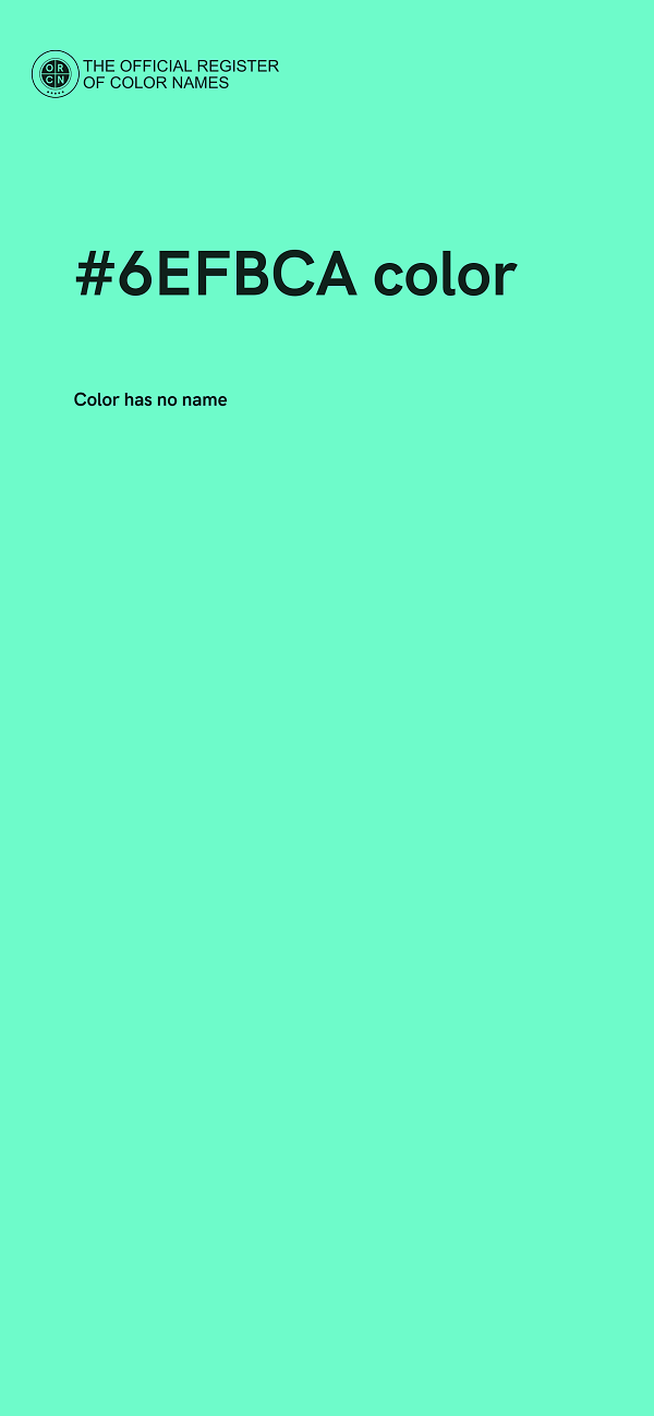 #6EFBCA color image