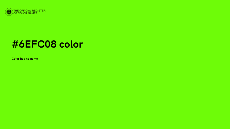 #6EFC08 color image