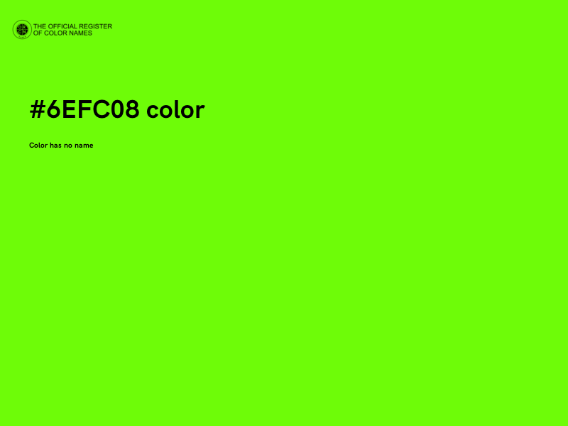 #6EFC08 color image
