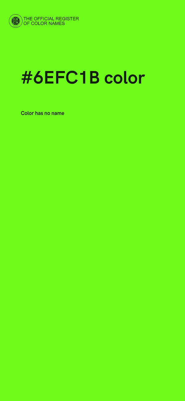 #6EFC1B color image