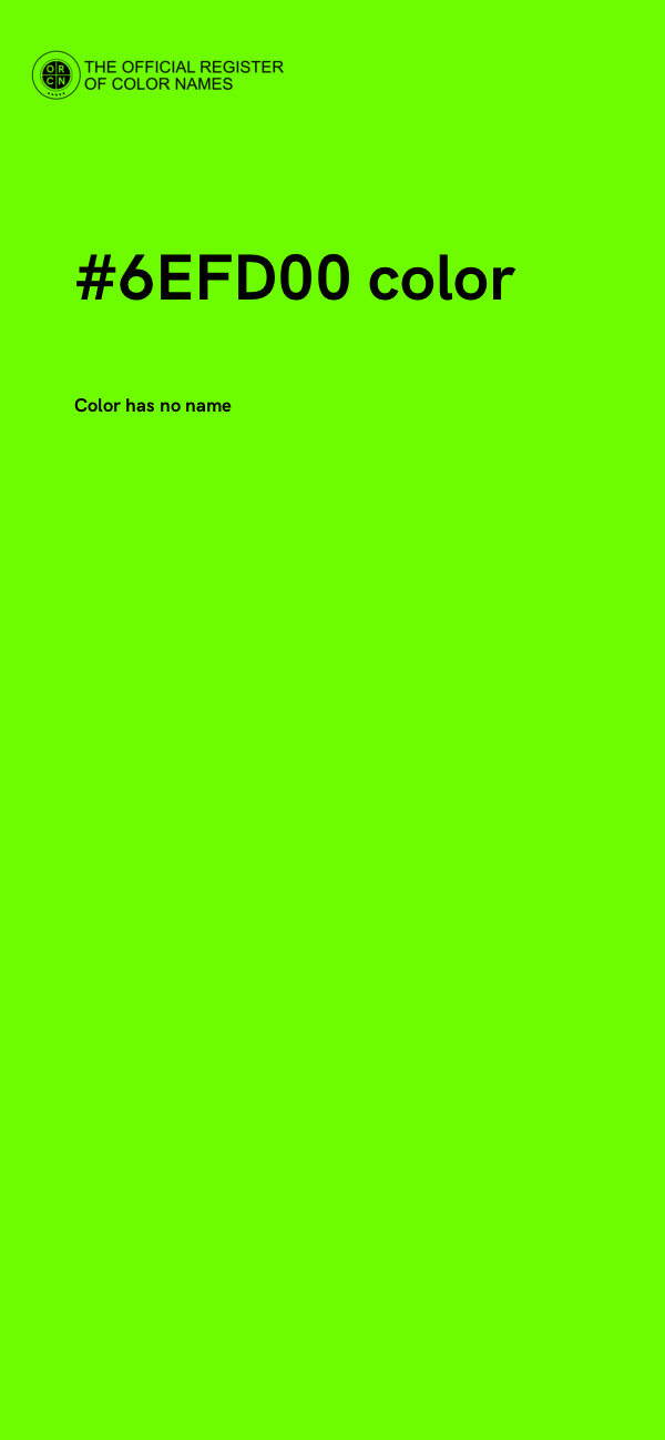 #6EFD00 color image