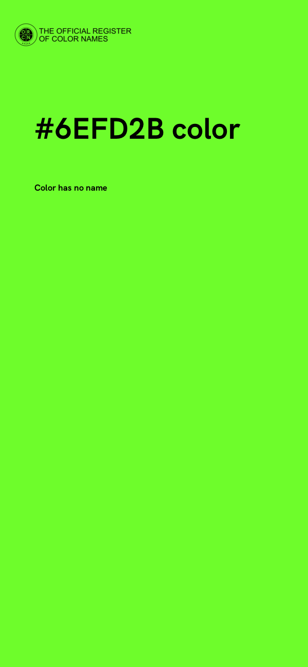 #6EFD2B color image