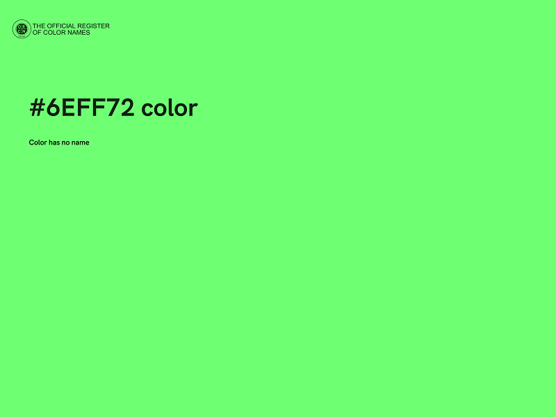 #6EFF72 color image