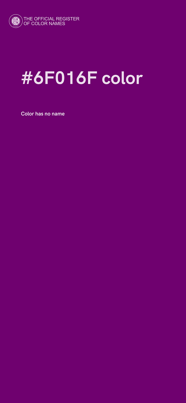 #6F016F color image