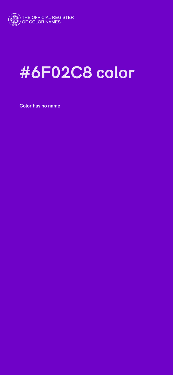 #6F02C8 color image
