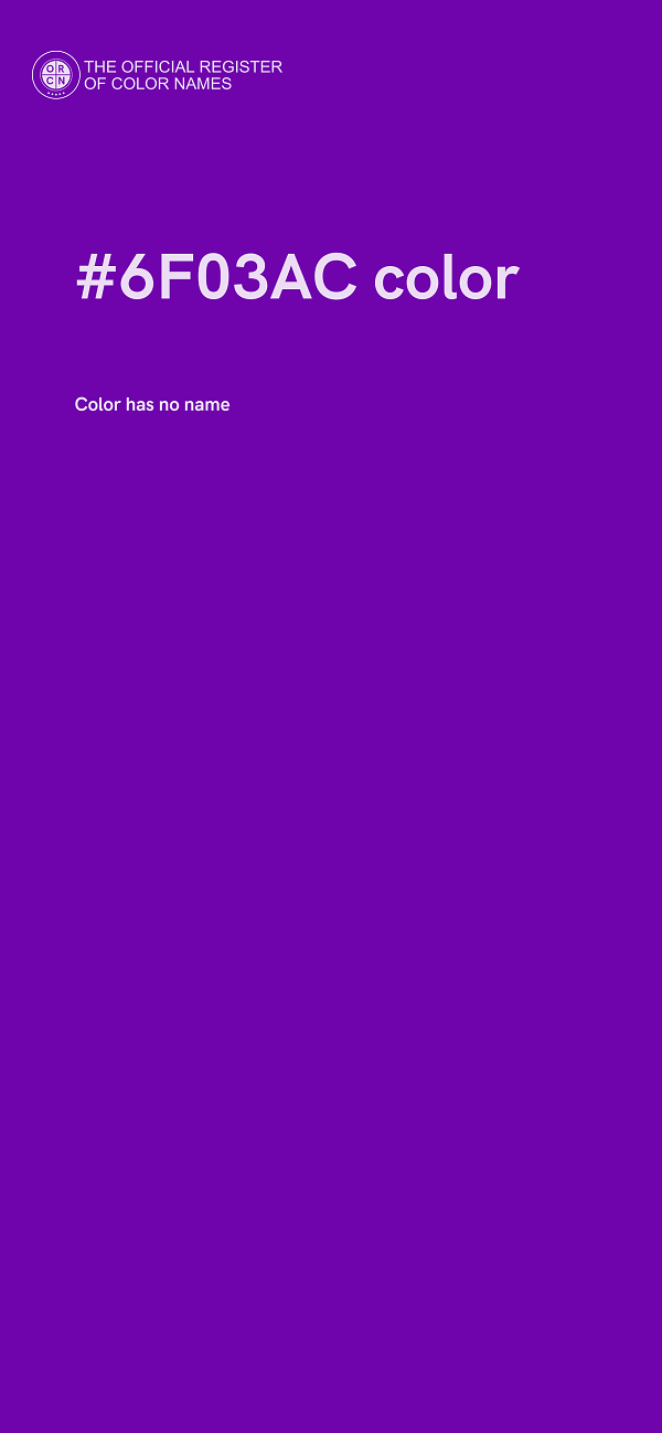 #6F03AC color image