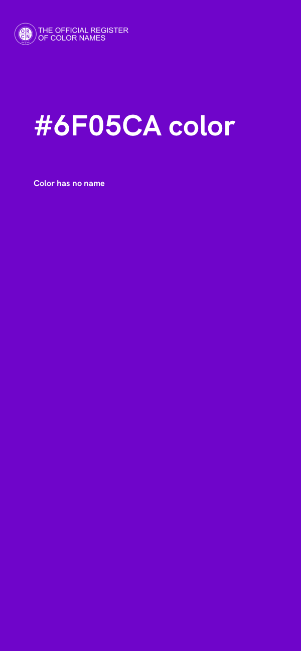 #6F05CA color image