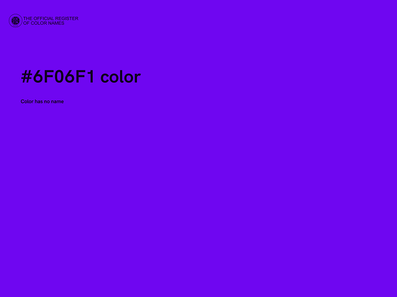 #6F06F1 color image