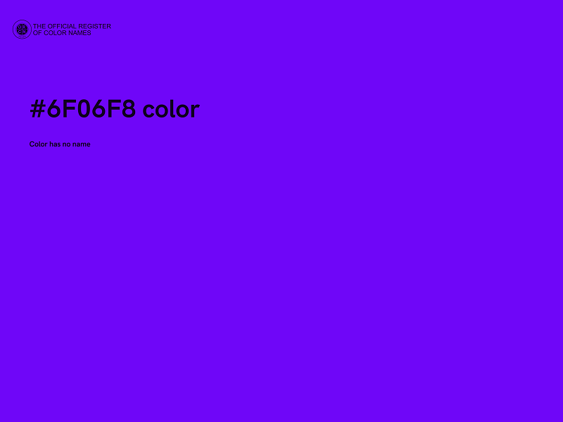 #6F06F8 color image