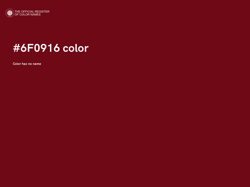 #6F0916 color image