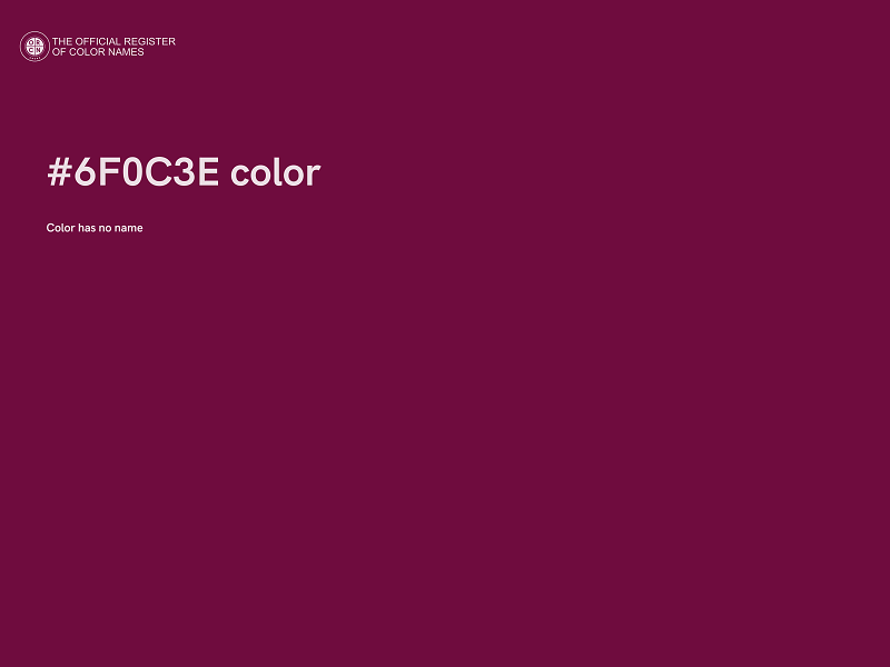 #6F0C3E color image