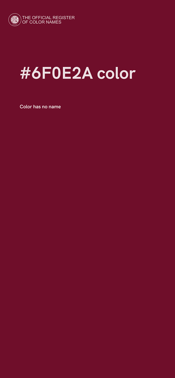 #6F0E2A color image