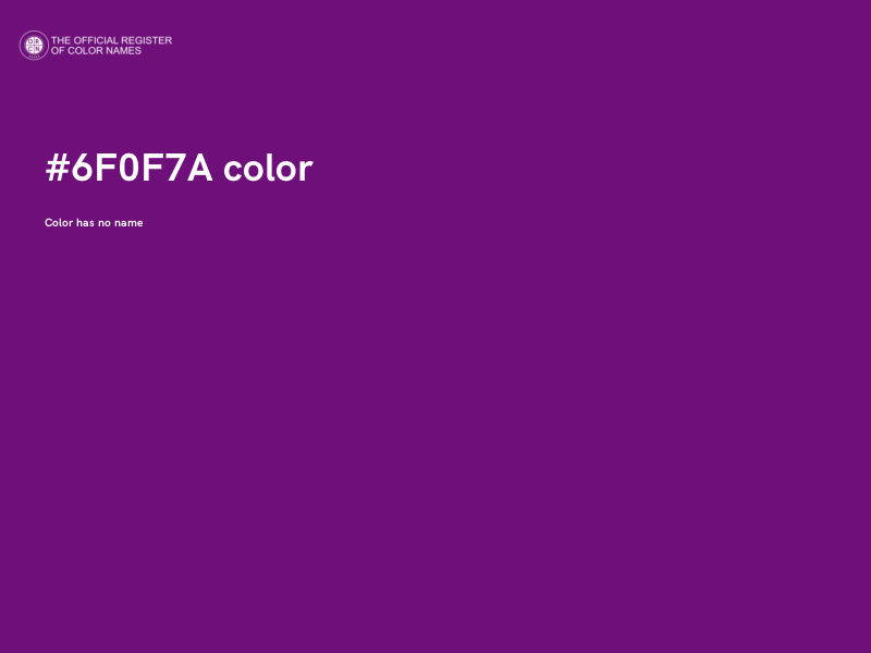 #6F0F7A color image