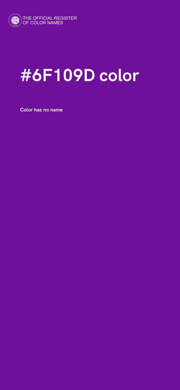 #6F109D color image