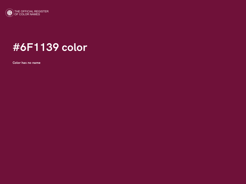 #6F1139 color image