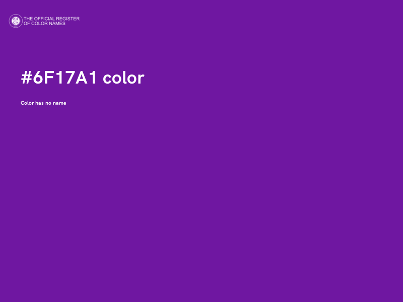 #6F17A1 color image