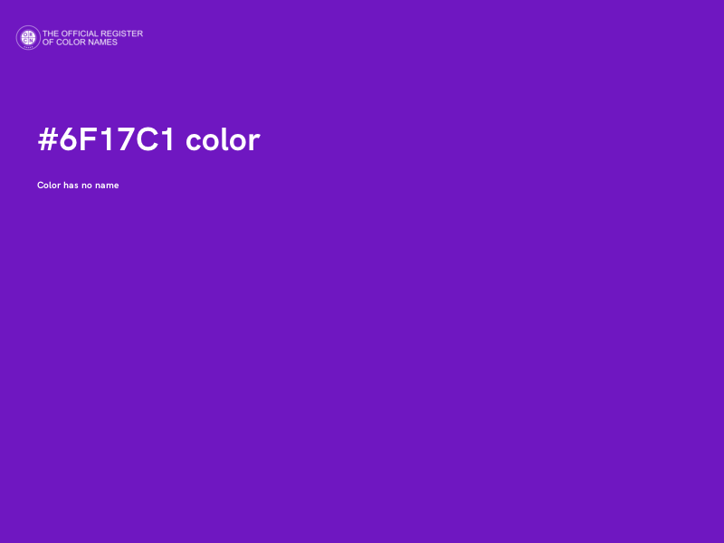 #6F17C1 color image