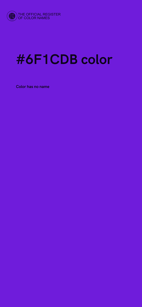 #6F1CDB color image
