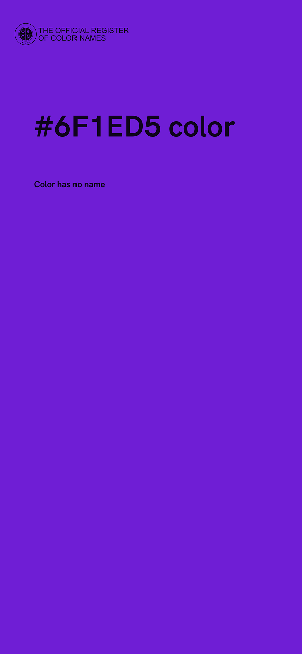 #6F1ED5 color image