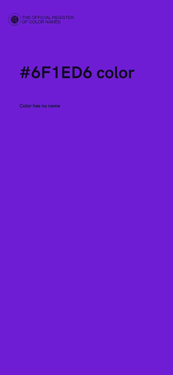 #6F1ED6 color image