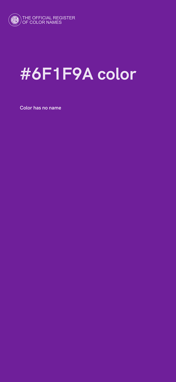 #6F1F9A color image