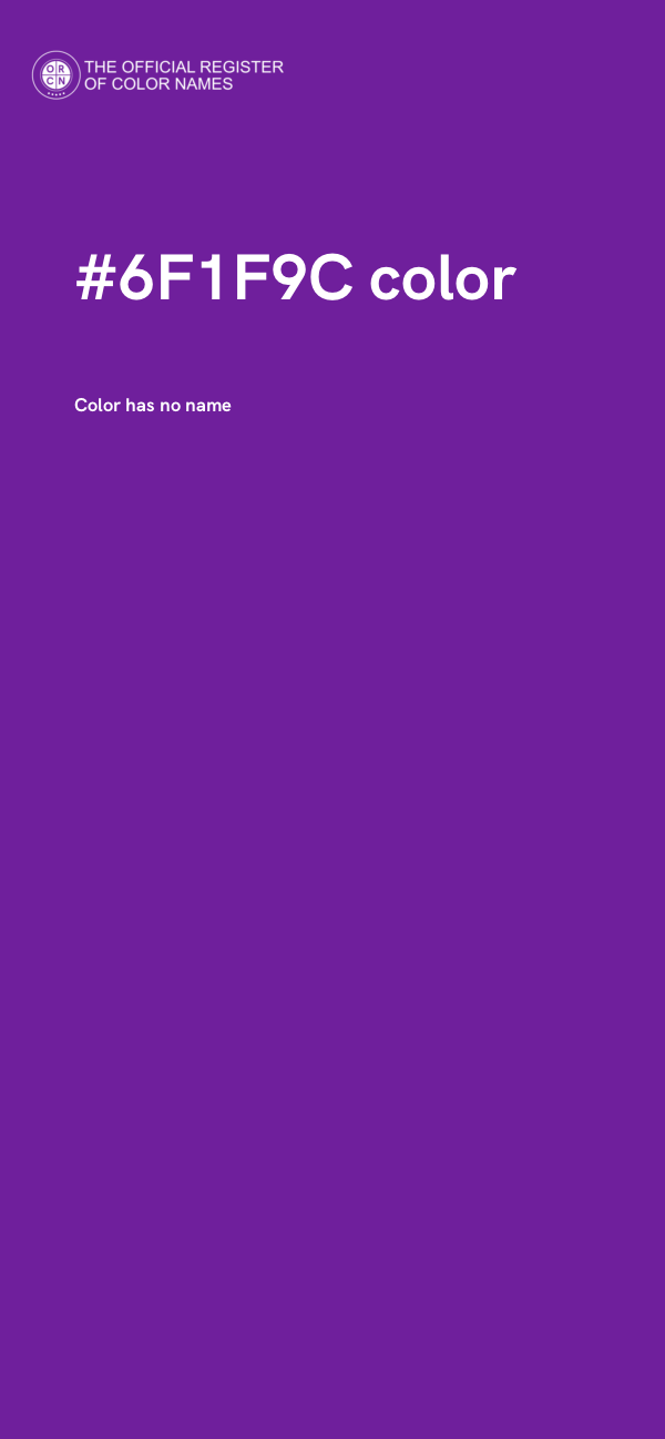 #6F1F9C color image