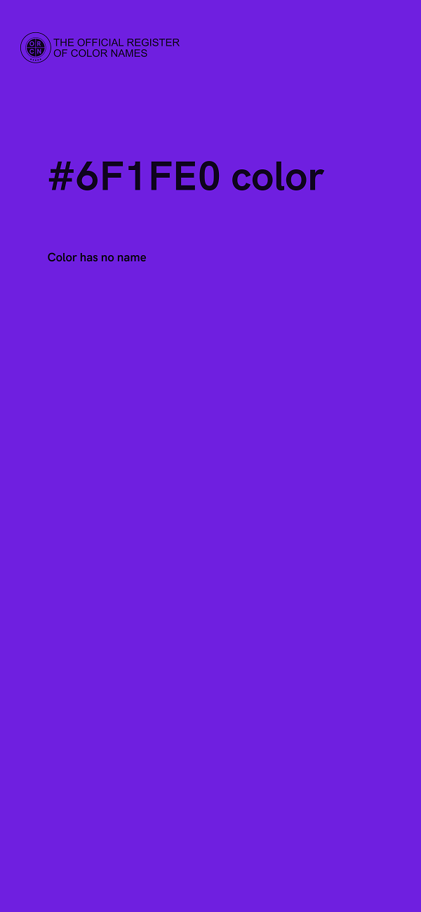 #6F1FE0 color image