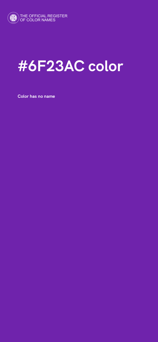 #6F23AC color image