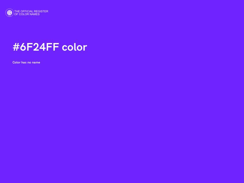 #6F24FF color image